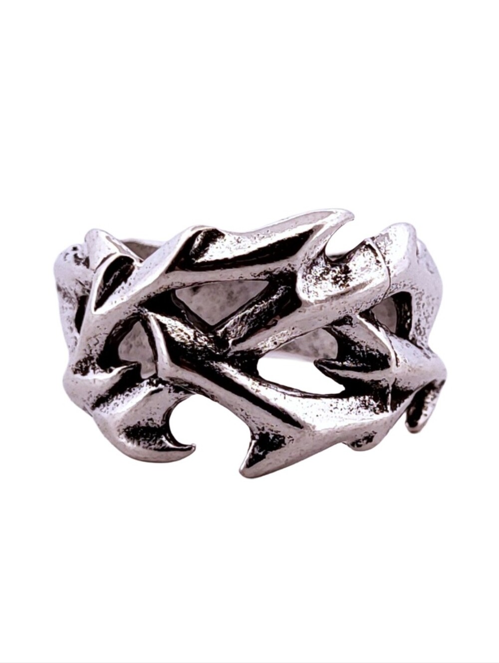 Thorne Antique Silver Ring, size 8.5 405